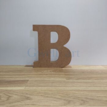 Letra de madera B