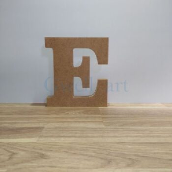 Letra de madera E