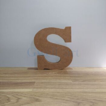 Letra de madera S