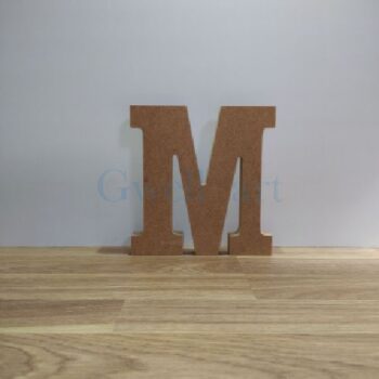 Letra de madera M
