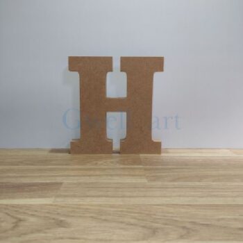 Letra de madera H