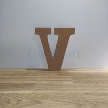 Letra de madera V