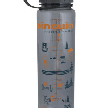 La práctica botella PINGUIN Slim Bottle 1L está fabricada con material resistente Tritan sin BPA nocivo. Es adecuado para hacer senderismo, acampar o viajar. La botella incluye un colador extraíble que facilita beber. El cuello más ancho permite un llenado y una limpieza más fáciles.