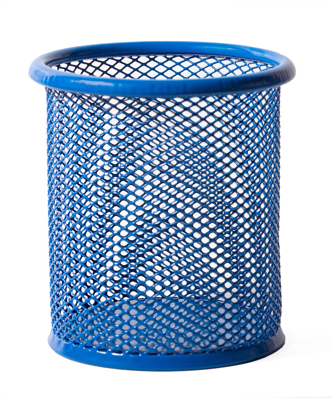 Papelera metálica blanca de reciclaje 3 residuos. Capacidad 132 litros  (Amarillo / Azul / Marrón) - Respira de compres al Ripollès
