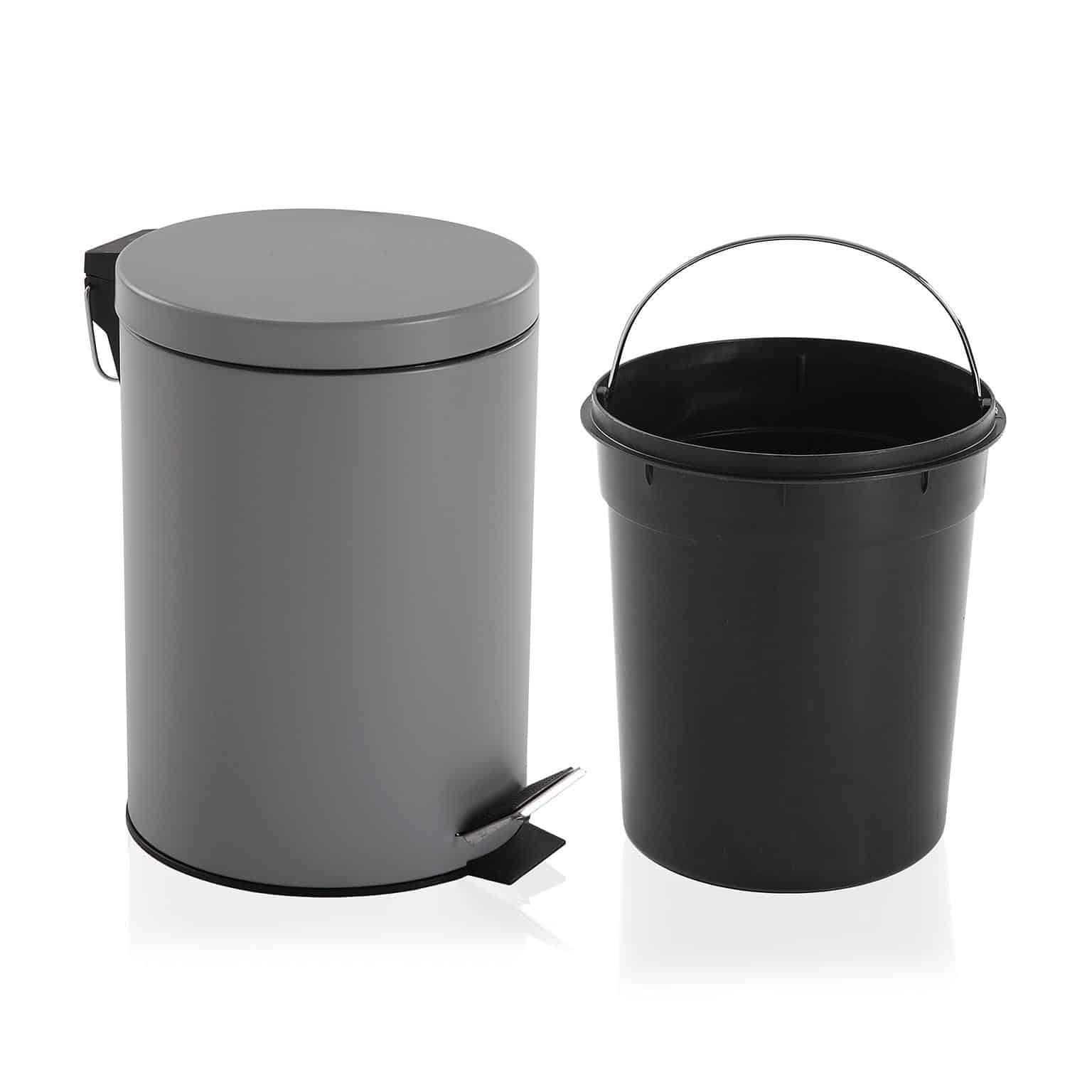 Cubo de basura modular 25 litros (Gris) - Respira de compres al Ripollès