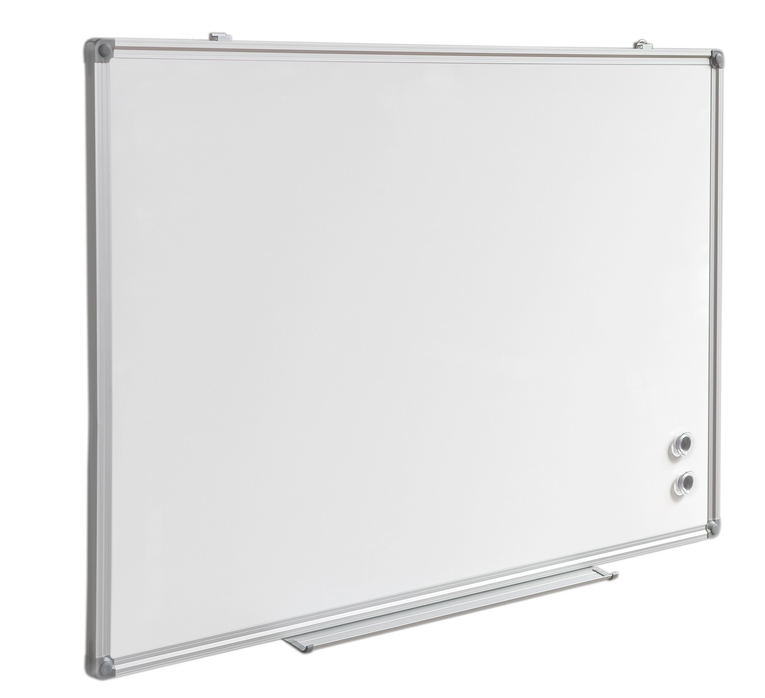 Pizarra Blanca Lacada Magnetica marco de aluminio 90x60 (26610)
