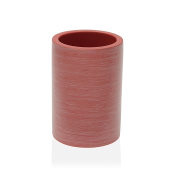 VASO PORTACEPILLOS DE BAÑO ROSA MODELO NILO